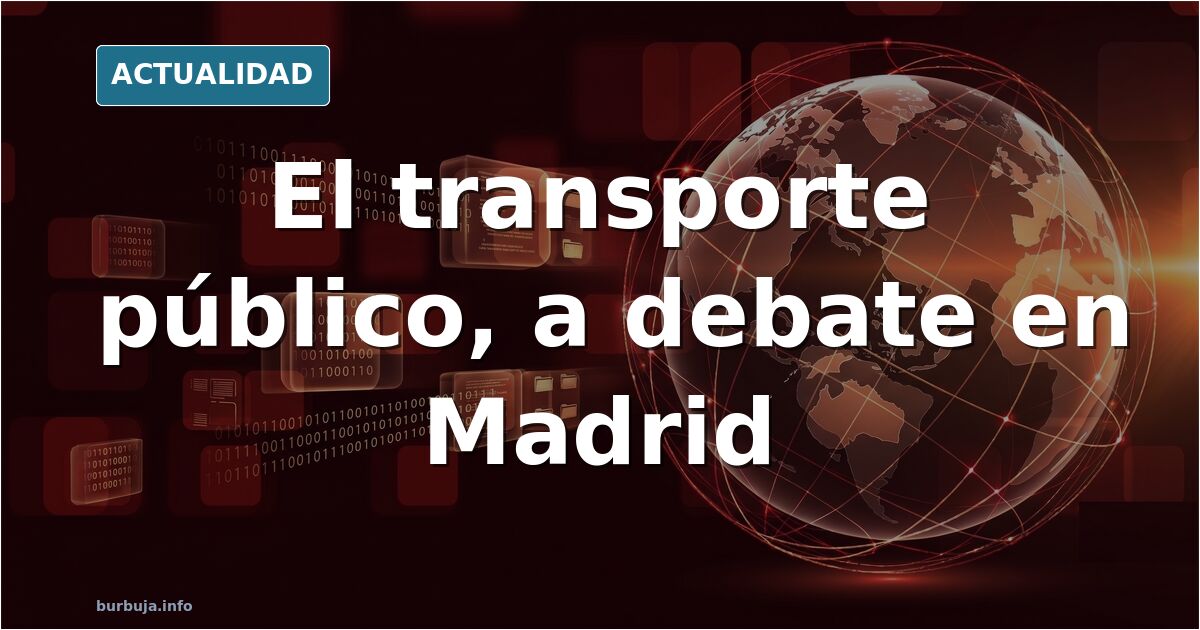 Interior de un autobús urbano de Madrid con pasajeros