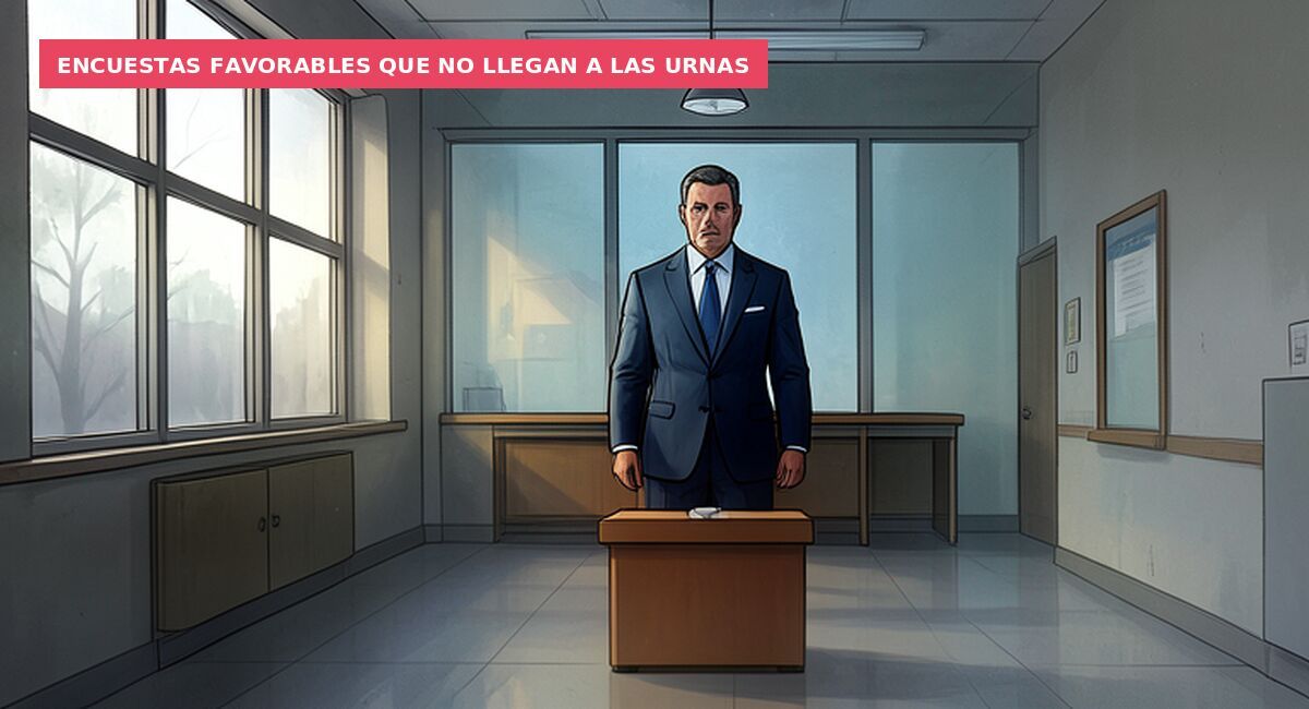 Encuestas favorables que no llegan a las urnas