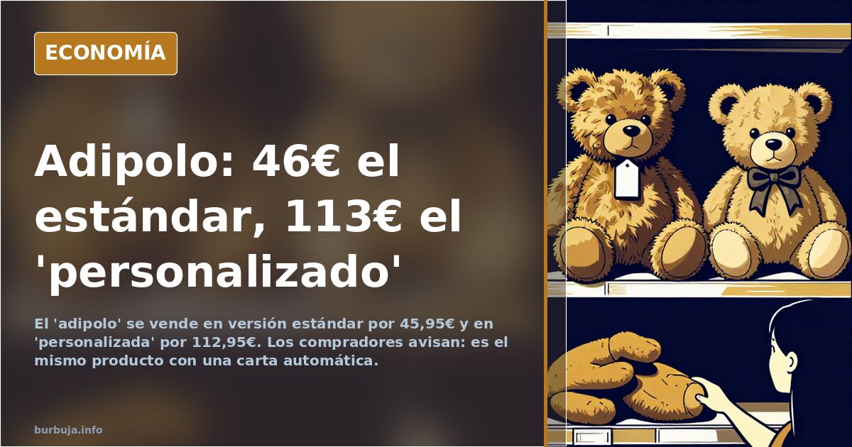 El 'adipolo' que se vende a 46 euros: mismo producto, dos precios