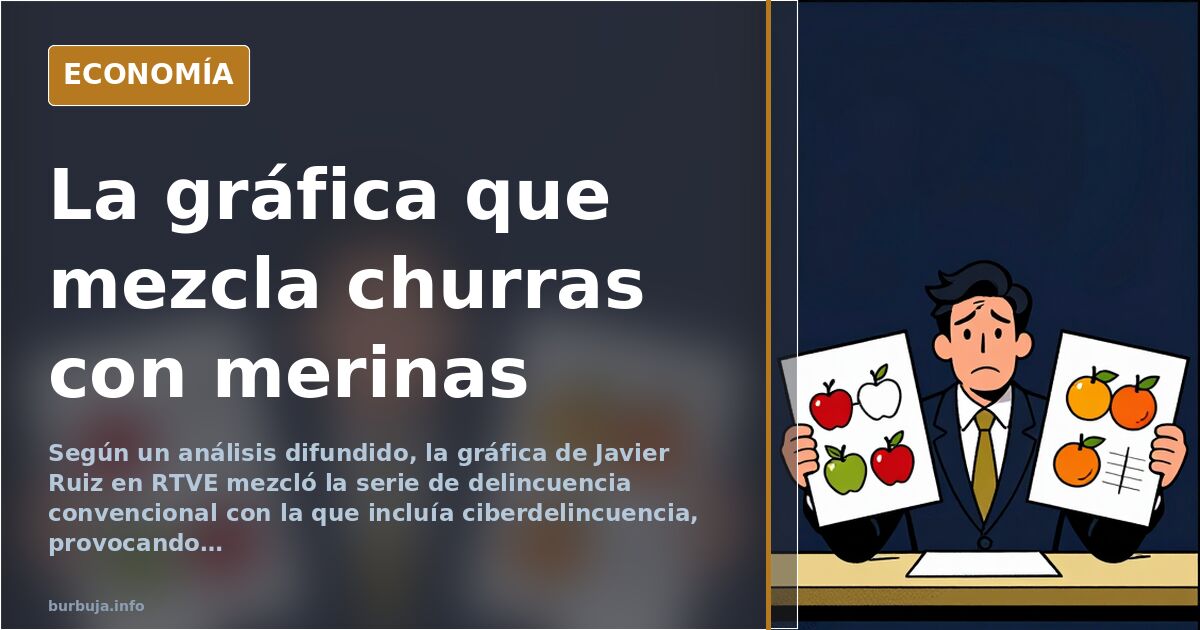 Javier Ruiz muestra una gráfica de criminalidad cuestionada en RTVE