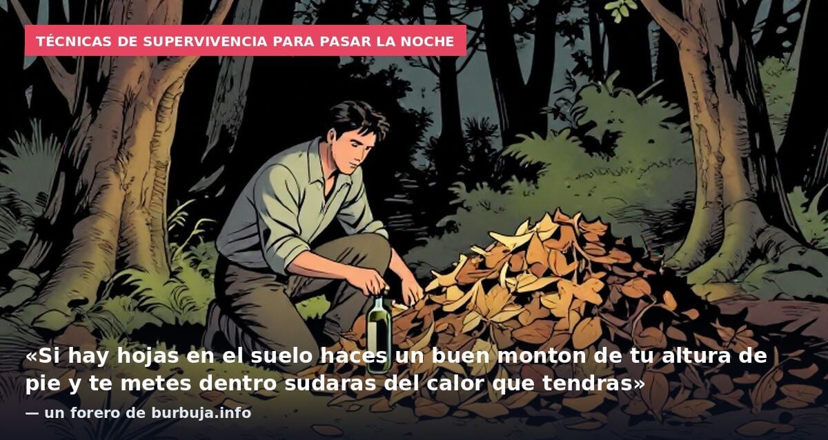 En el bosque perdido y sin estufa o cocina, ¿qué hacer? / 2 cm³ de cierto tradicional material escolar bastan para hacer fuego