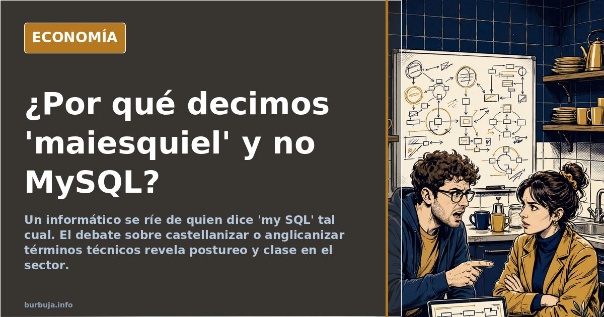 El español invade la informática: 'maiesquiel' o 'u ese be'