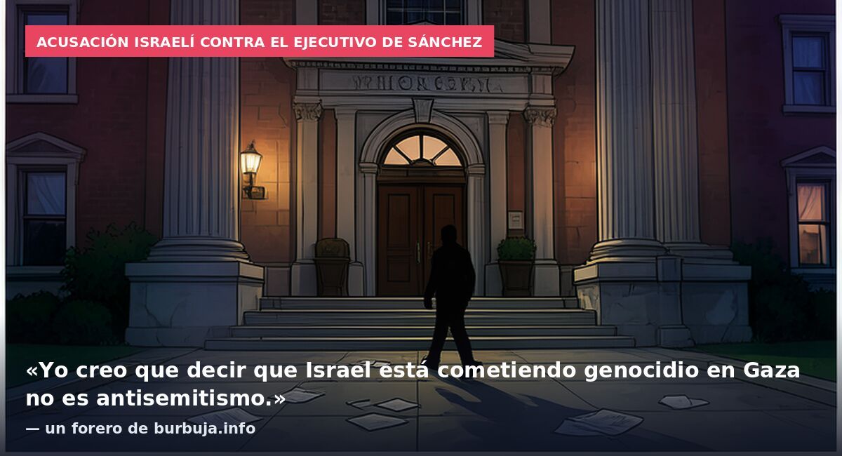 Acusación israelí contra el Ejecutivo de Sánchez: «Yo creo que decir que Israel está cometiendo genocidio en Gaza no es antisemitismo.» — un forero de burbuja.info