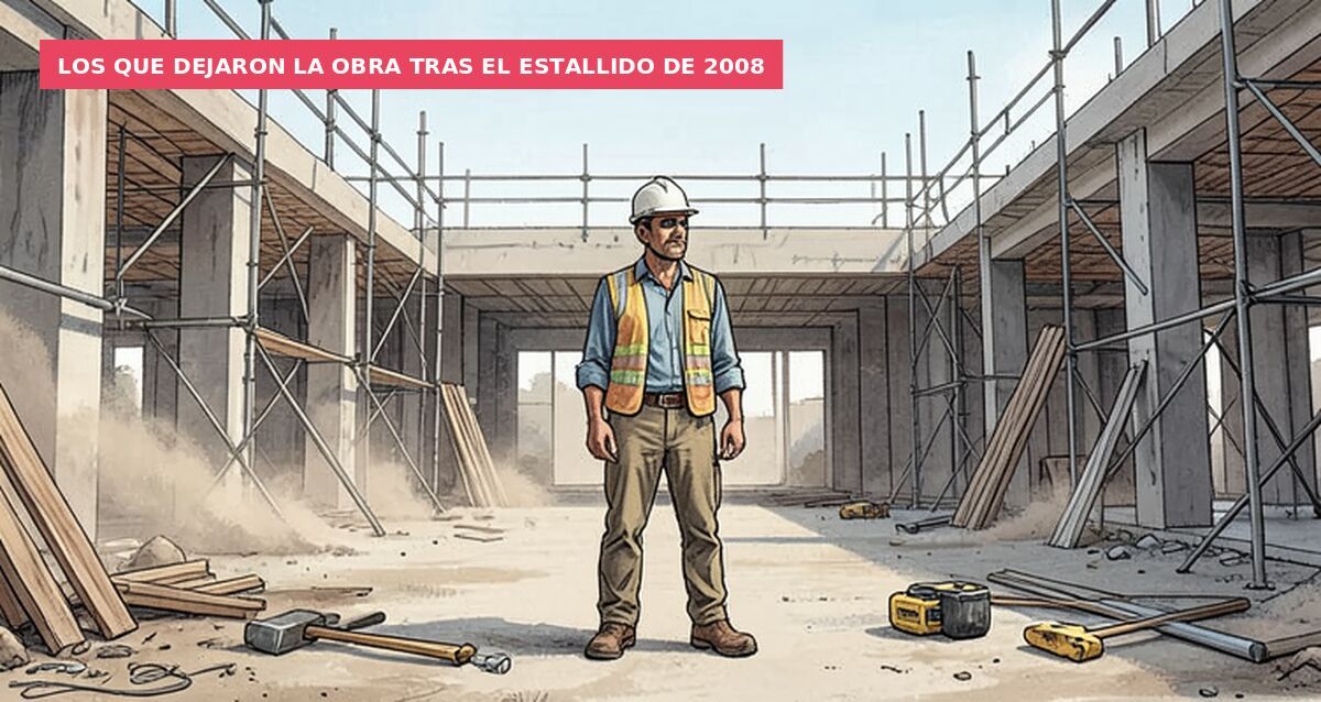 Los que dejaron la obra tras el estallido de 2008