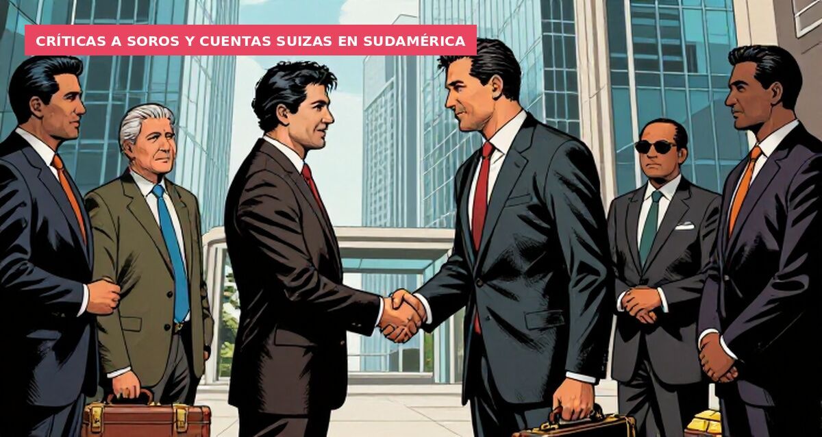 Críticas a Soros y cuentas suizas en Sudamérica