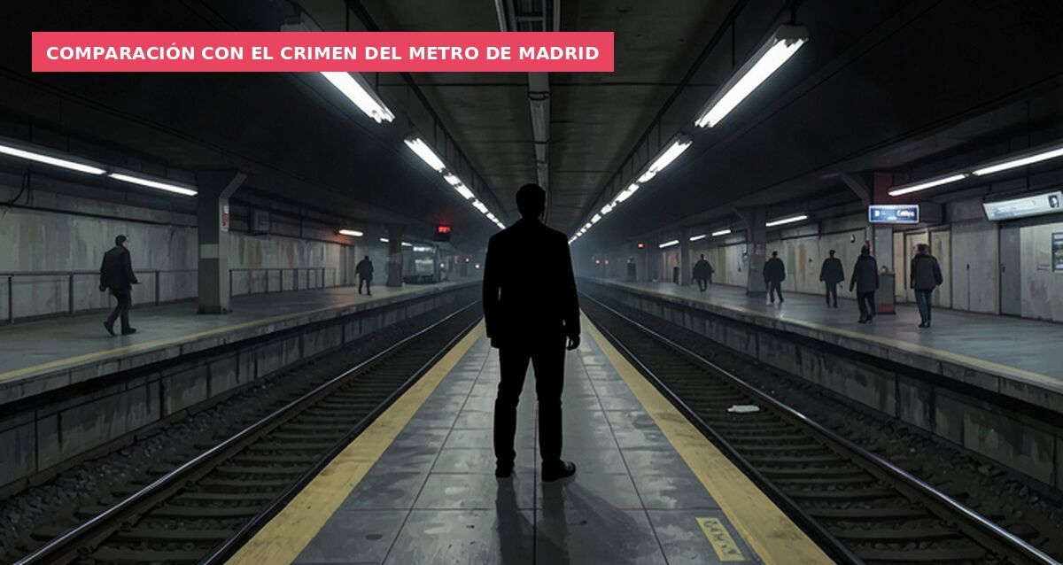 Comparación con el crimen del metro de Madrid