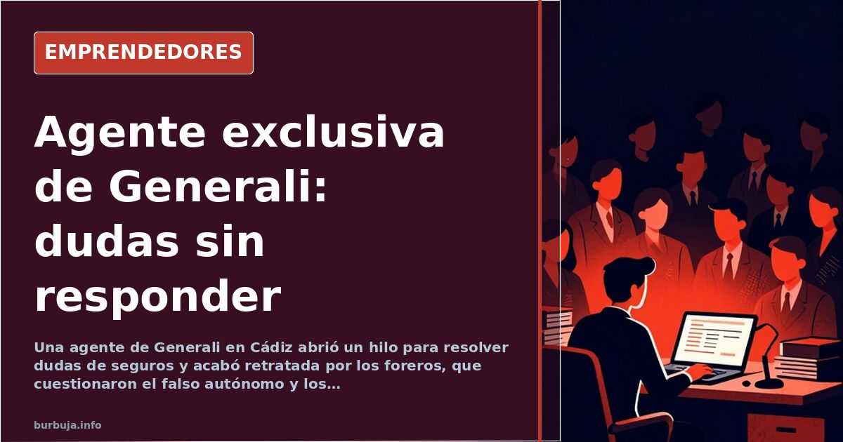 Generali-Agentin in Spanien von Forum-Nutzern entlarvt