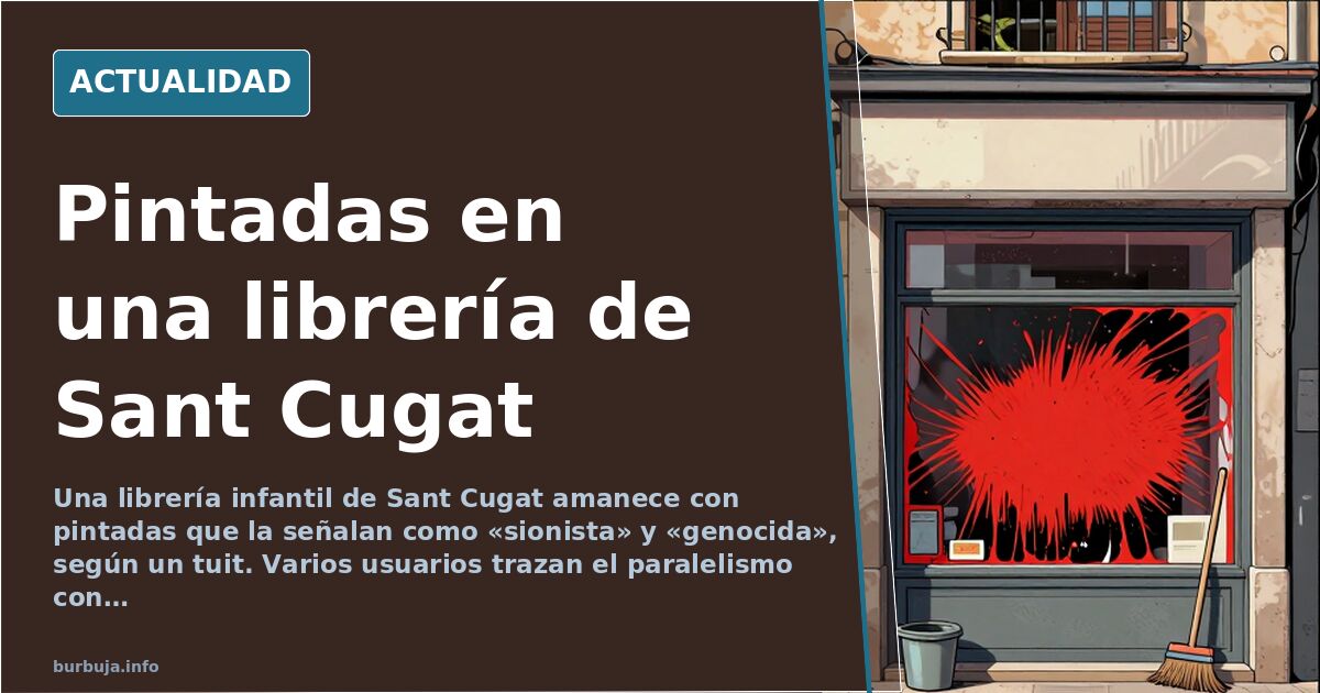 Barcelona Children's Bookstore Vandalized with 'Zionist' Slurs