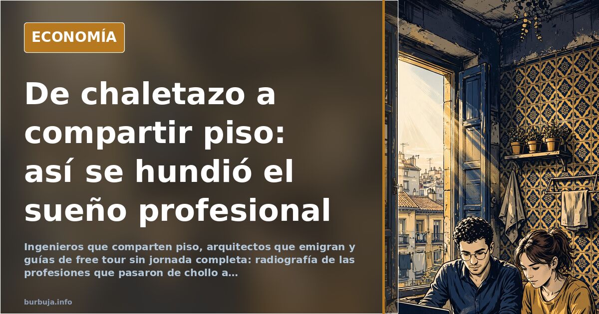 La precarización de profesiones que antes eran un chollo