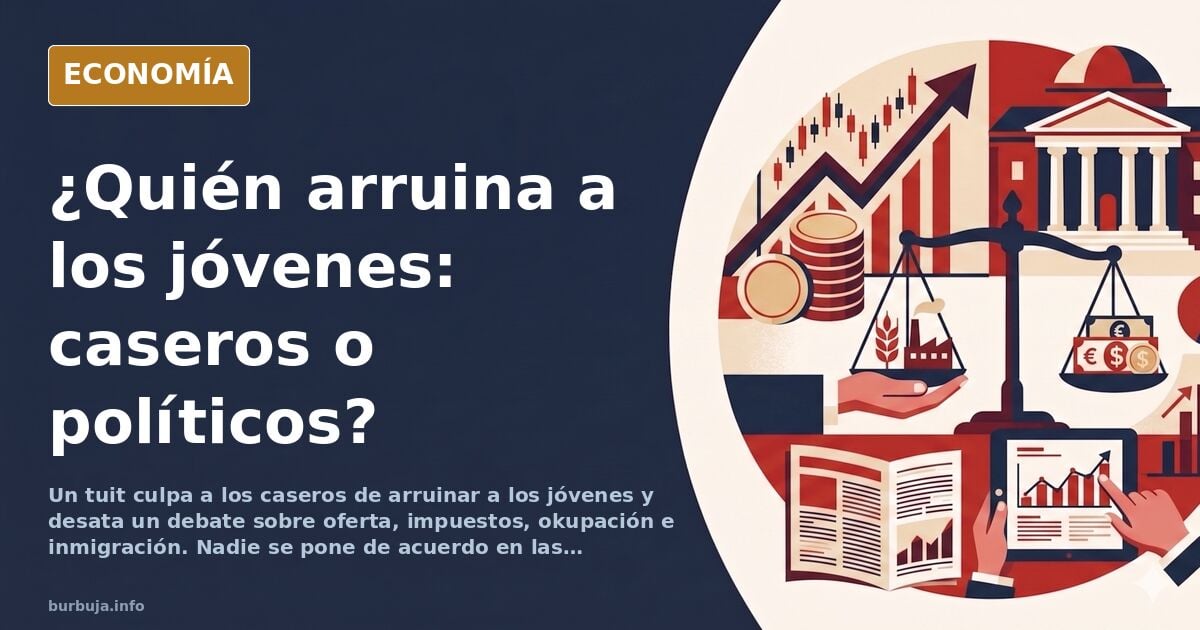 El rentismo y los caseros: el debate sobre quién arruina a los jóvenes