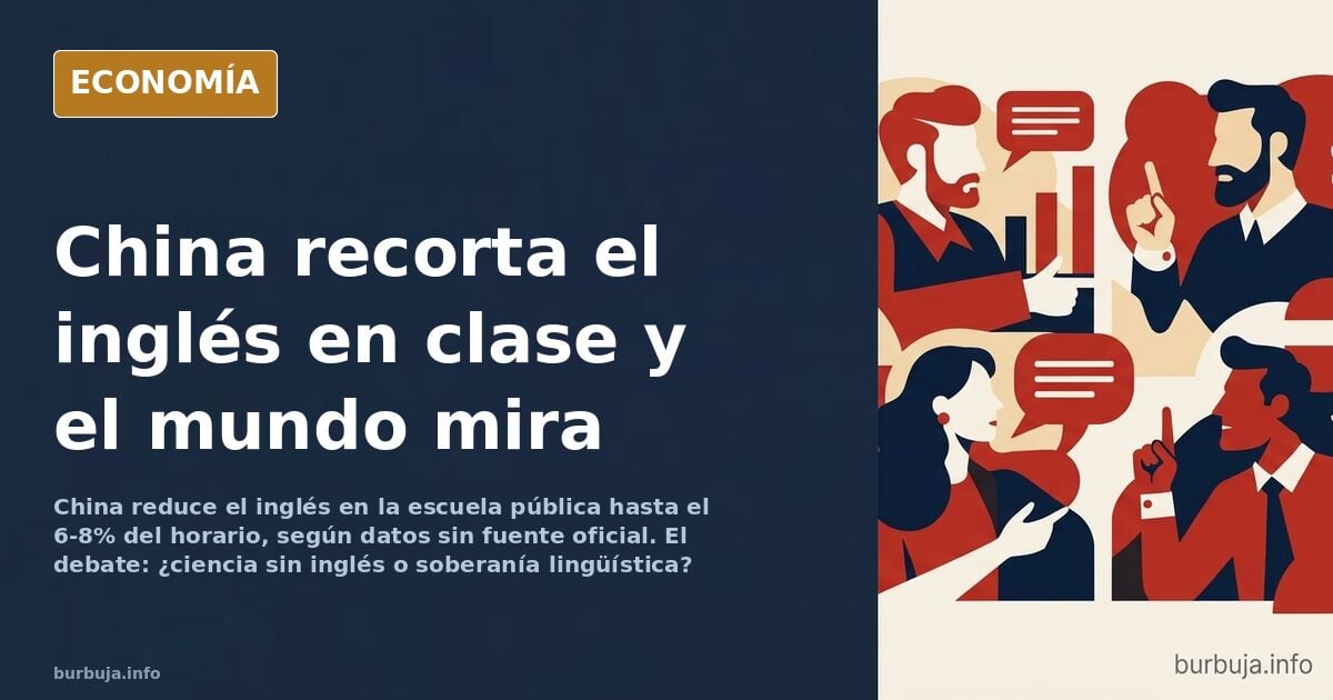 China replantea el inglés en la escuela y el mundo mira