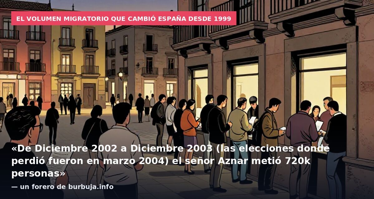 La inmigración masiva empezó con el PP de Aznar, ¿mito o realidad?