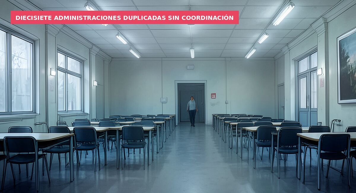 Diecisiete administraciones duplicadas sin coordinación