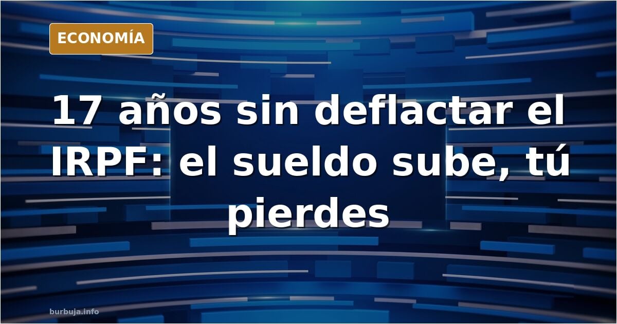 Ilustración editorial de una nómina española desglosada con los tramos del IRPF y las cotizaciones sociales descontadas del s