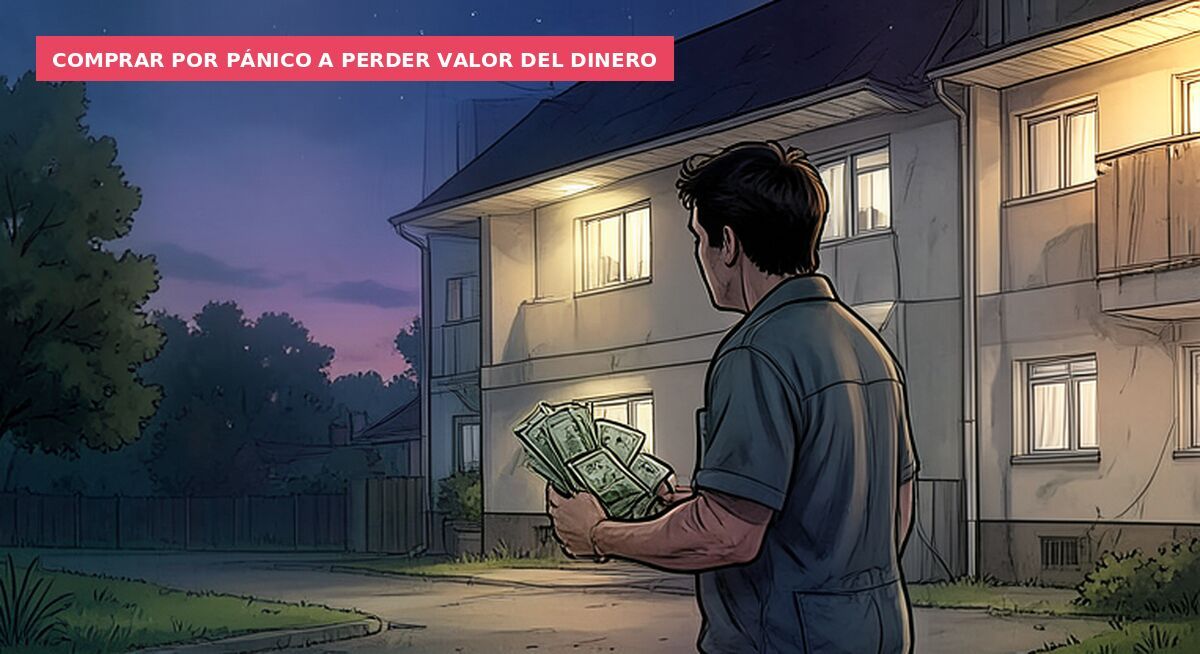 Comprar por pánico a perder valor del dinero