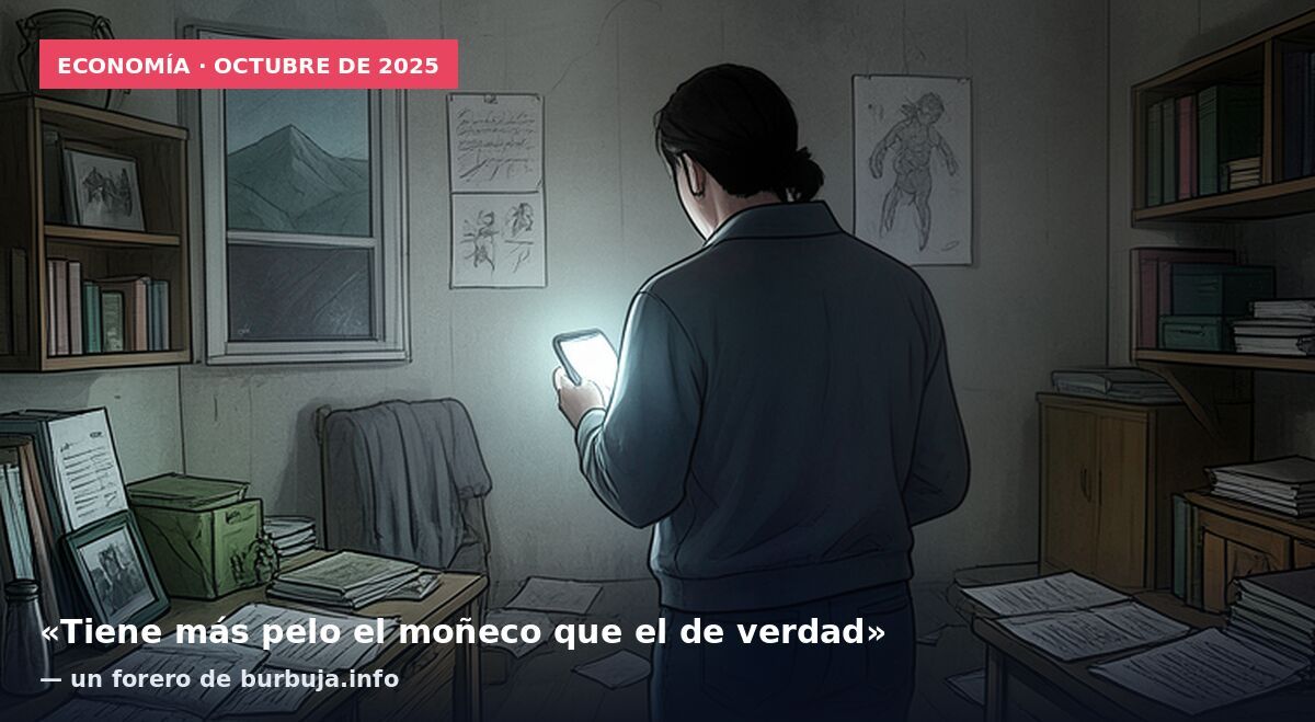 Economía · octubre de 2025: «Tiene más pelo el moñeco que el de verdad» — un forero de burbuja.info