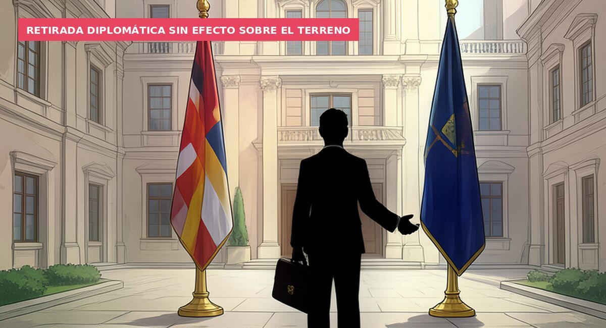 Retirada diplomática sin efecto sobre el terreno