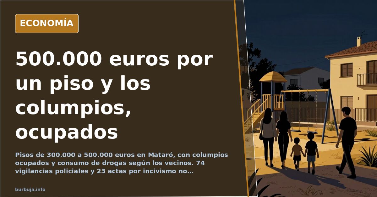 Plaza urbana junto a edificios modernos de viviendas con columpios y bancos vacíos en primer plano