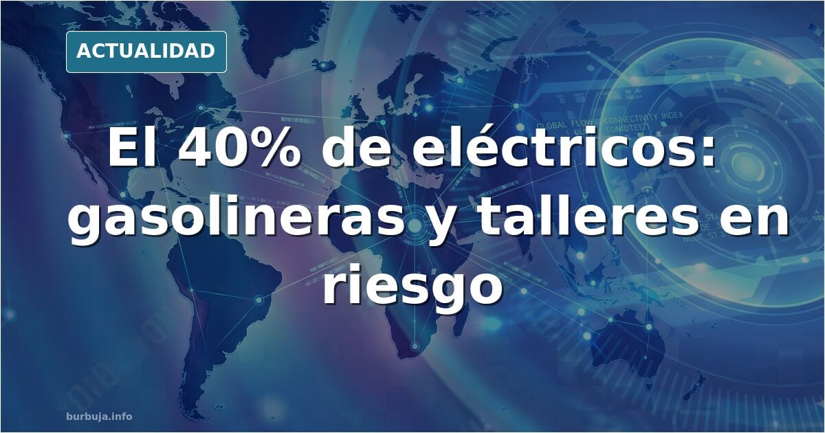 El 40% de coches eléctricos y sus consecuencias