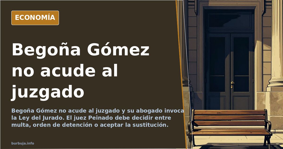 Ilustración editorial de un juzgado vacío con una silla de testigos y un despliegue policial esperando en la puerta