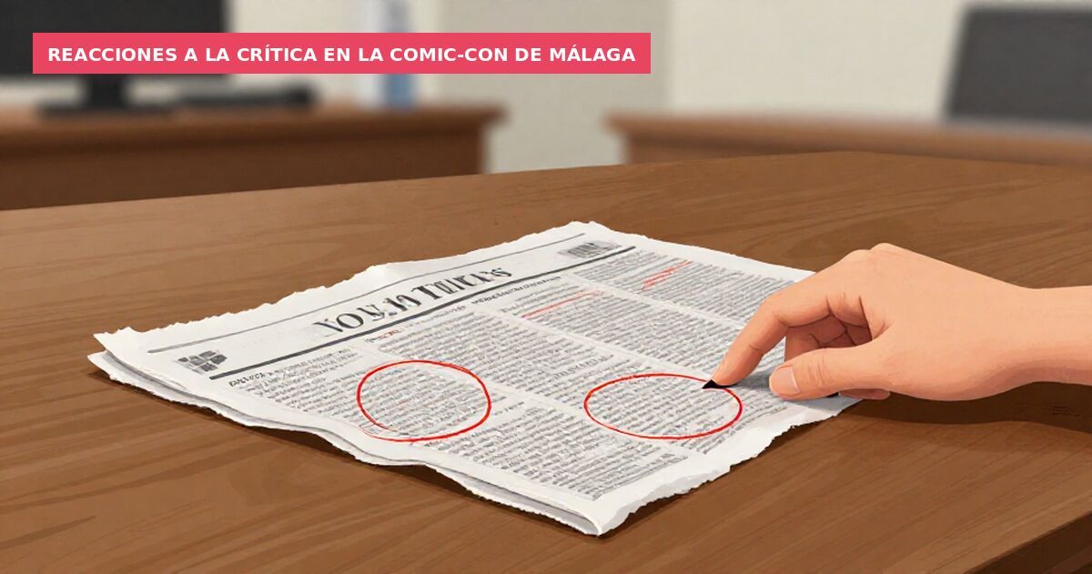 Reacciones a la crítica en la Comic-Con de Málaga
