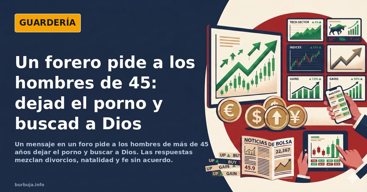 Ilustración de un hombre maduro frente a un espejo, con una Biblia y un ordenador, reflexionando sobre su soledad y sus hábit
