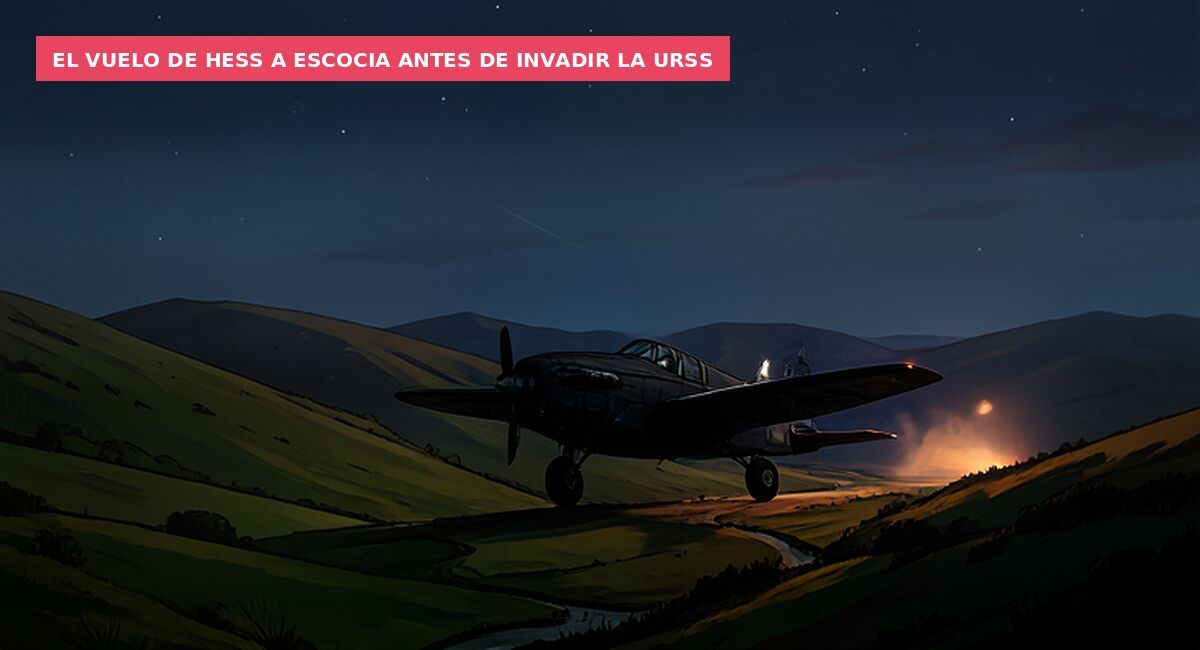 El vuelo de Hess a Escocia antes de invadir la URSS