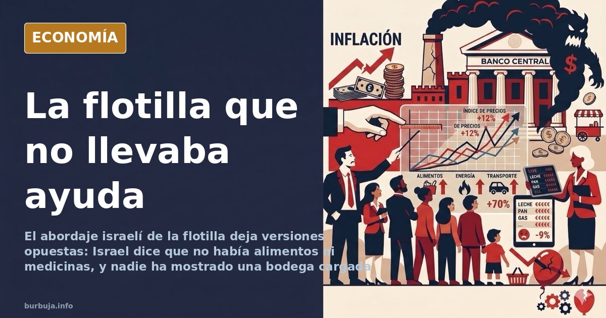 Ilustración editorial de un yate de recreo abordado en alta mar con bodegas vacías y cámaras de vídeo sobre cubierta