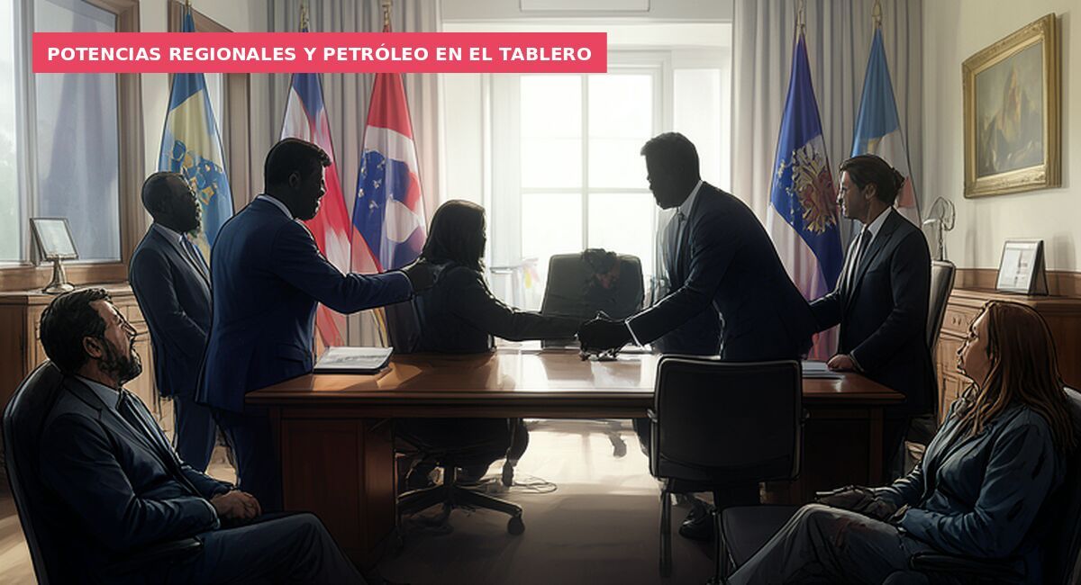 Potencias regionales y petróleo en el tablero