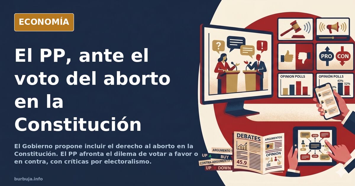 Ilustración editorial de un hemiciclo parlamentario con escaños vacíos y una urna de votación en el centro