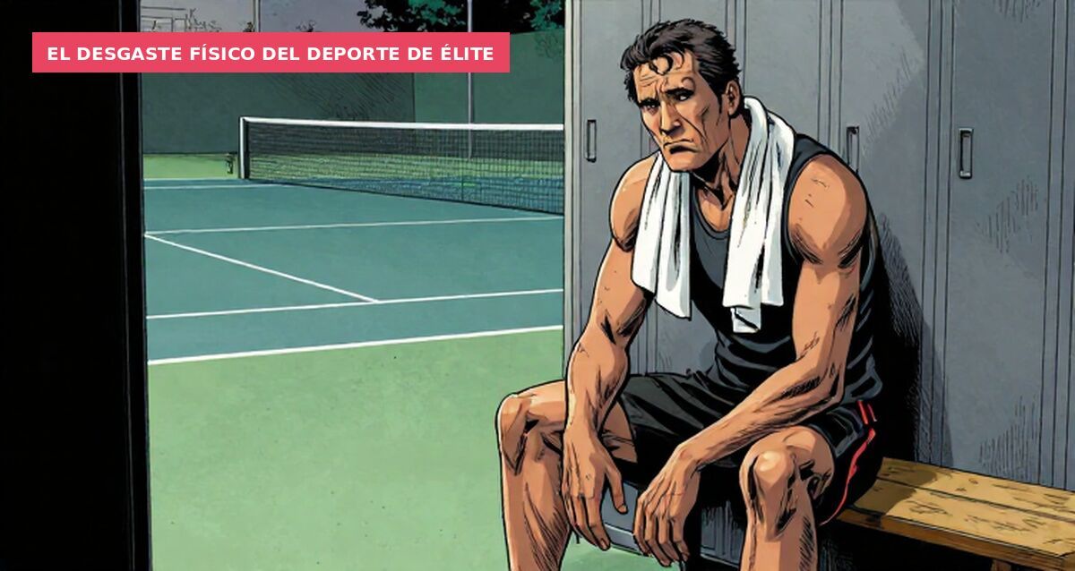 El desgaste físico del deporte de élite