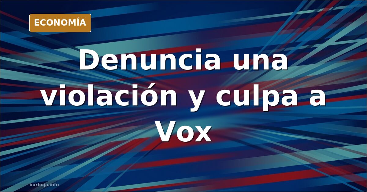 Ilustración editorial de una joven de espaldas ante un expediente judicial abierto y una silueta difusa que se aleja