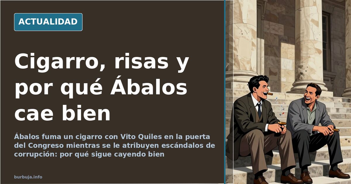 José Luis Ábalos y Vito Quiles fumando un cigarro a las puertas del Congreso de los Diputados