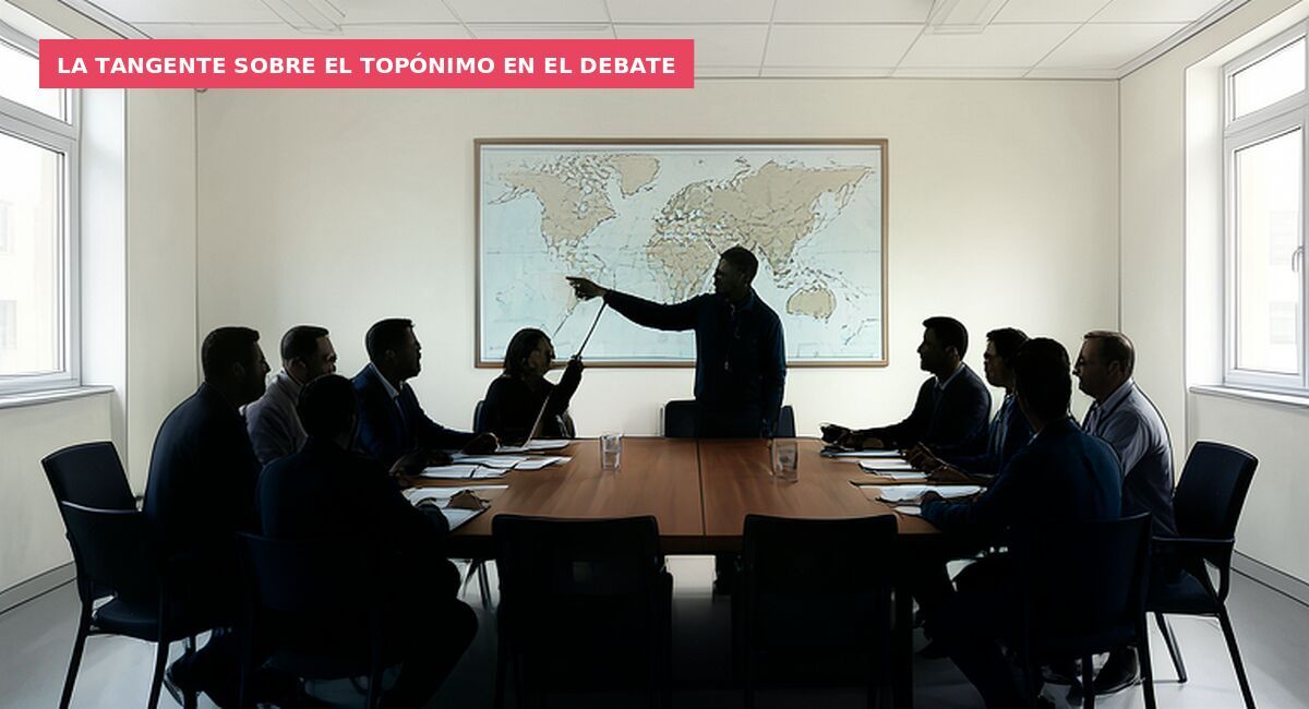 La tangente sobre el topónimo en el debate