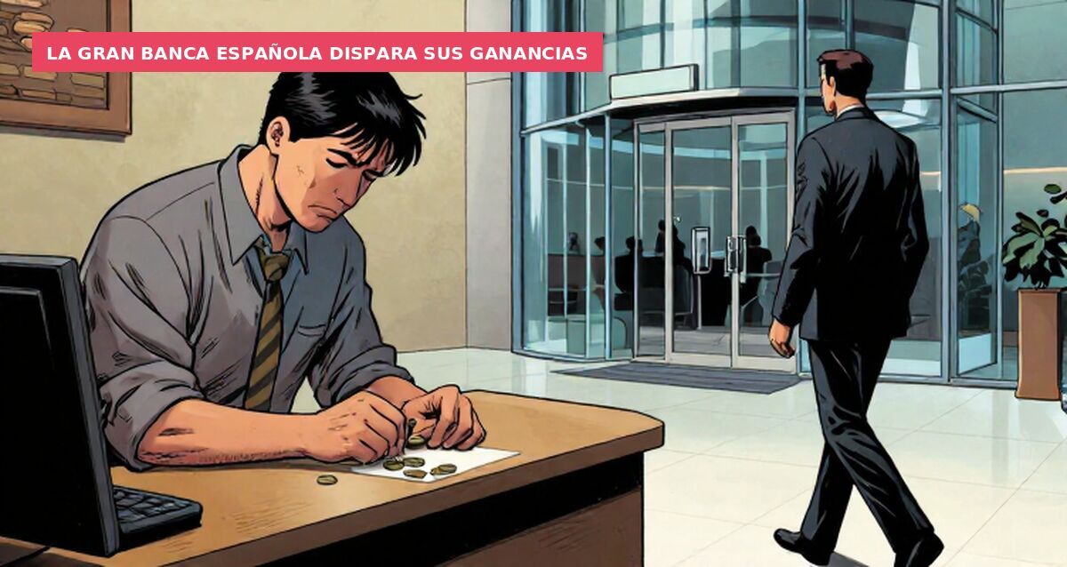 La gran banca española dispara sus ganancias