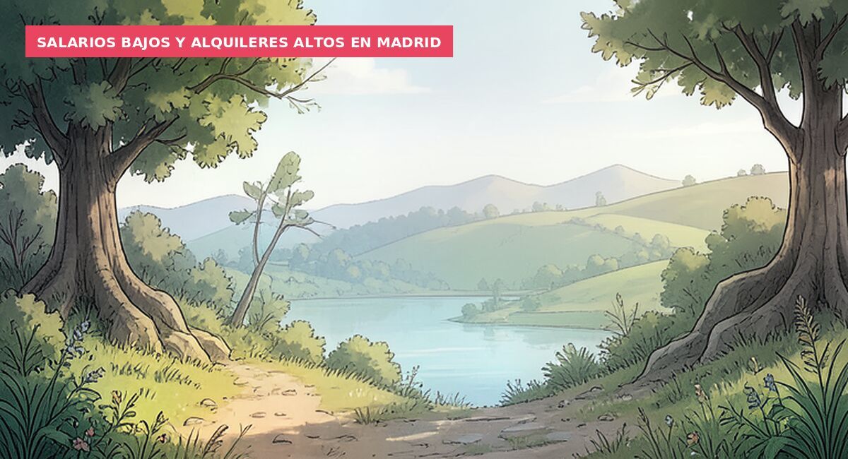 Salarios bajos y alquileres altos en Madrid