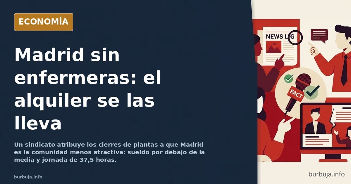 Pasillo de hospital con camas supletorias y personal sanitario caminando junto a pacientes en Madrid