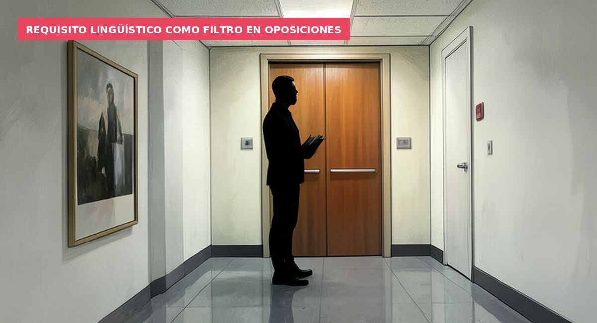Requisito lingüístico como filtro en oposiciones