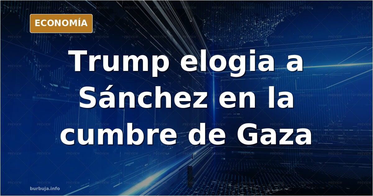 Ilustración editorial de dos líderes estrechándose la mano en una cumbre internacional sobre Gaza
