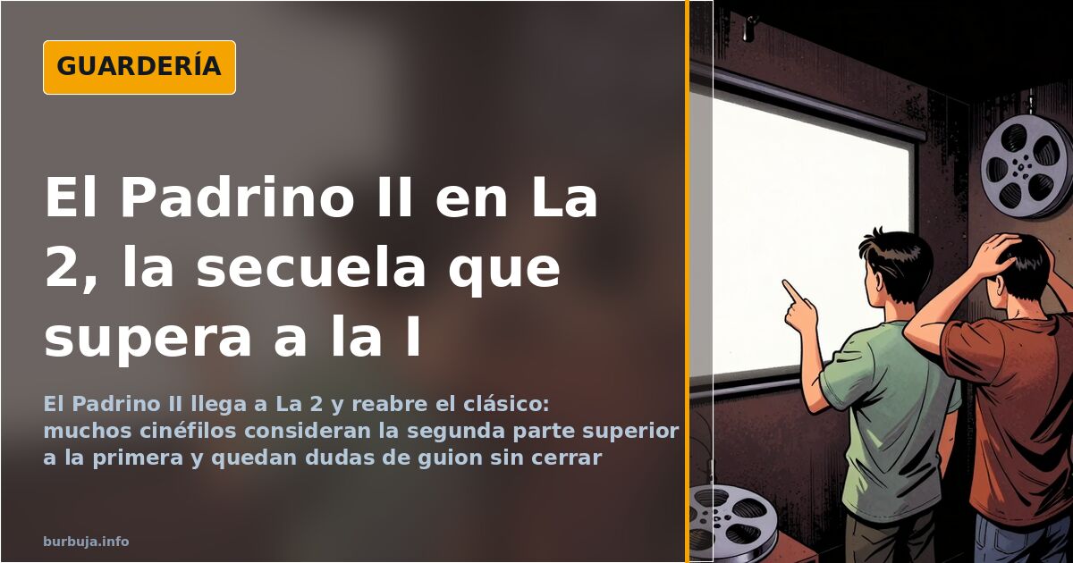 El Padrino II vuelve a La 2 y reabre el pulso entre la I y la II