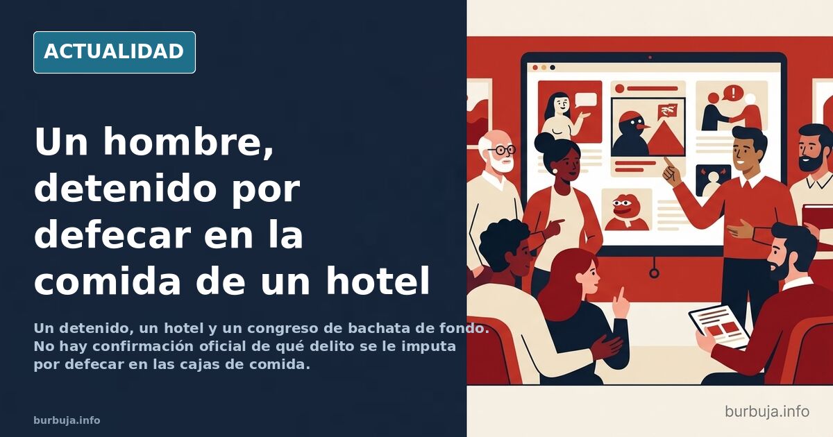 Un hombre, detenido tras defecar en las cajas de comida de un hotel