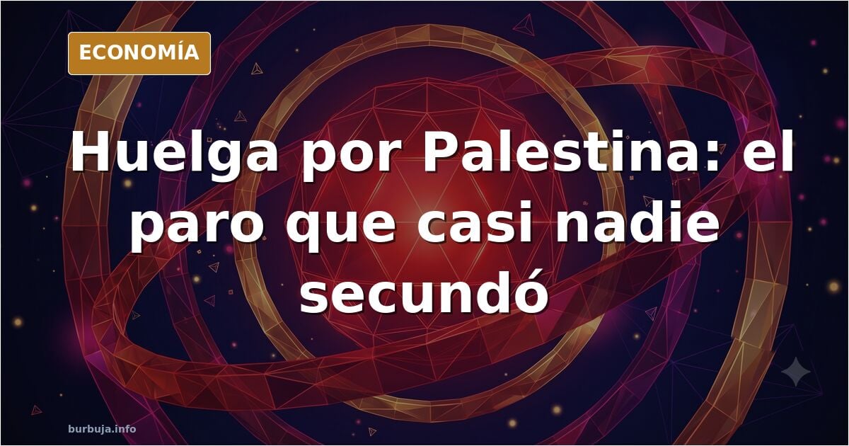 Huelga por Palestina: paro fallido y críticas a los sindicatos