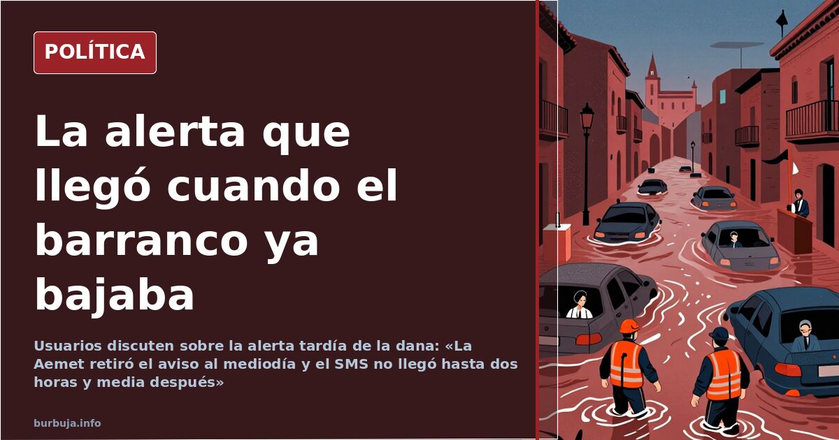 Debate vecinal sobre la dana: «Mazón se fio de la Aemet»