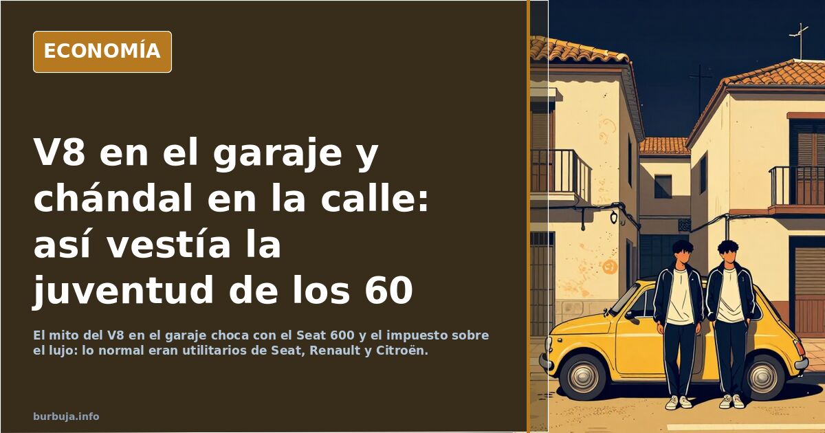 Coches V8 y chándales: la juventud española de los 60 a debate