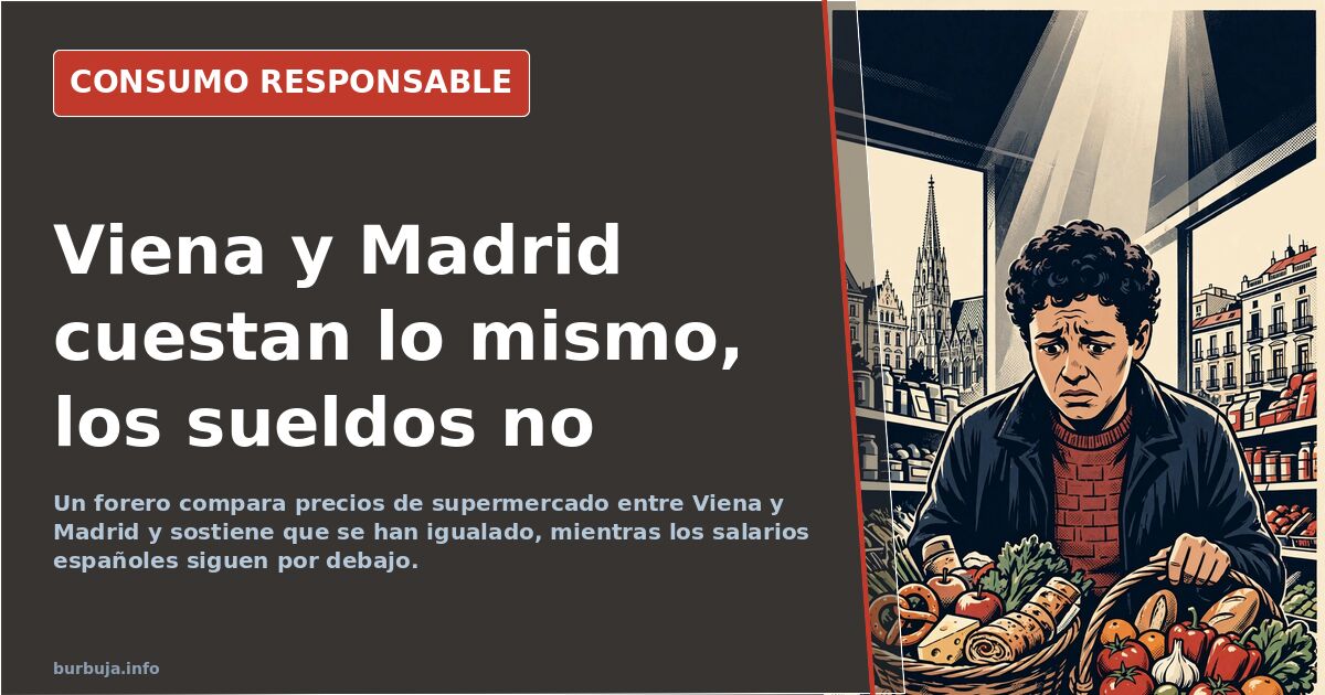Wien nicht teurer als Madrid, aber spanische Löhne hinken hinterher