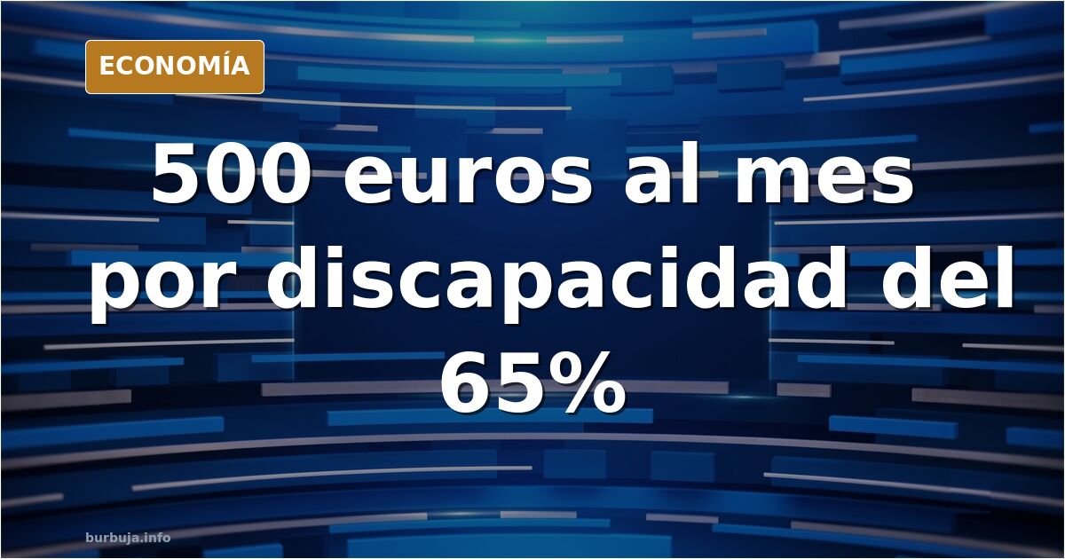 Ilustración editorial de una balanza con monedas de euro frente a una silueta humana, simbolizando la prestación por discapac