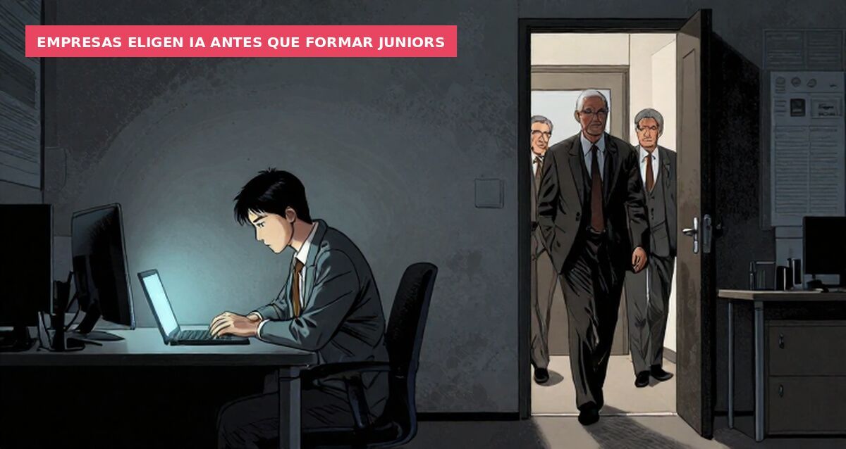 Empresas eligen IA antes que formar juniors