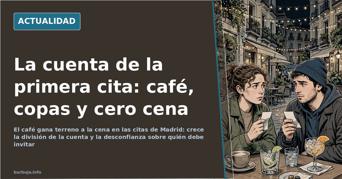 Citas en Madrid: quién paga la cena y quién paga el taxi