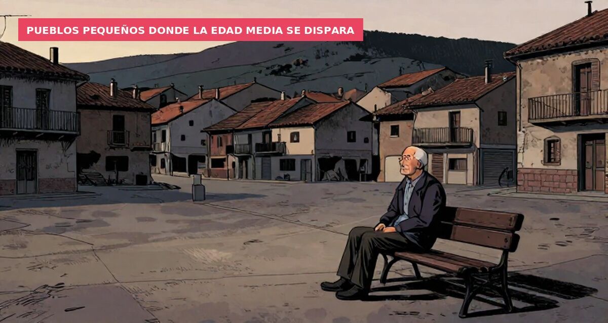 Pueblos pequeños donde la edad media se dispara