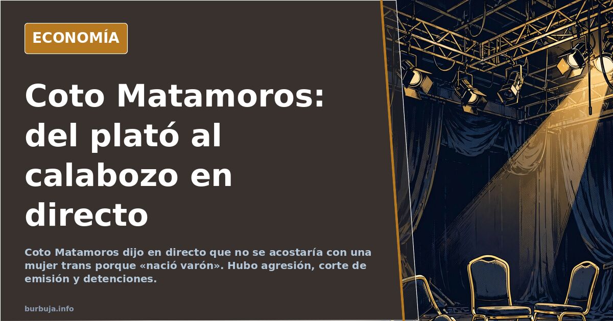 Coto Matamoros: directo, agresión y calabozo
